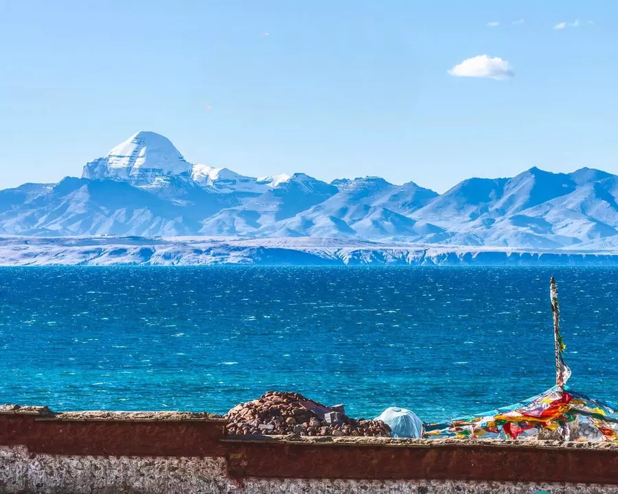 Mount Kailash and Lake Manasarovar