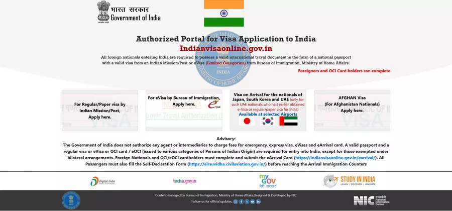 Visa application